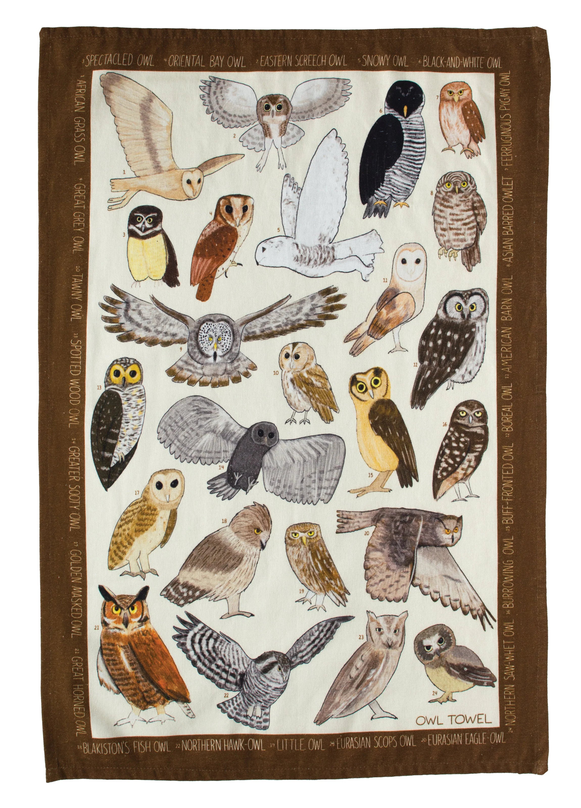 Owl Dish Towel
