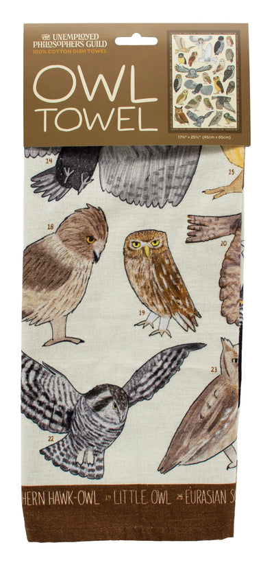 Owl Dish Towel