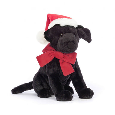 Jellycat Winter Warmer Pippa Black Labrador    