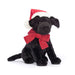 Jellycat Winter Warmer Pippa Black Labrador    