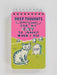 BLUQ Deep Thoughts For My Cat To Inherit When I Die 3x5 Spiral Notebook