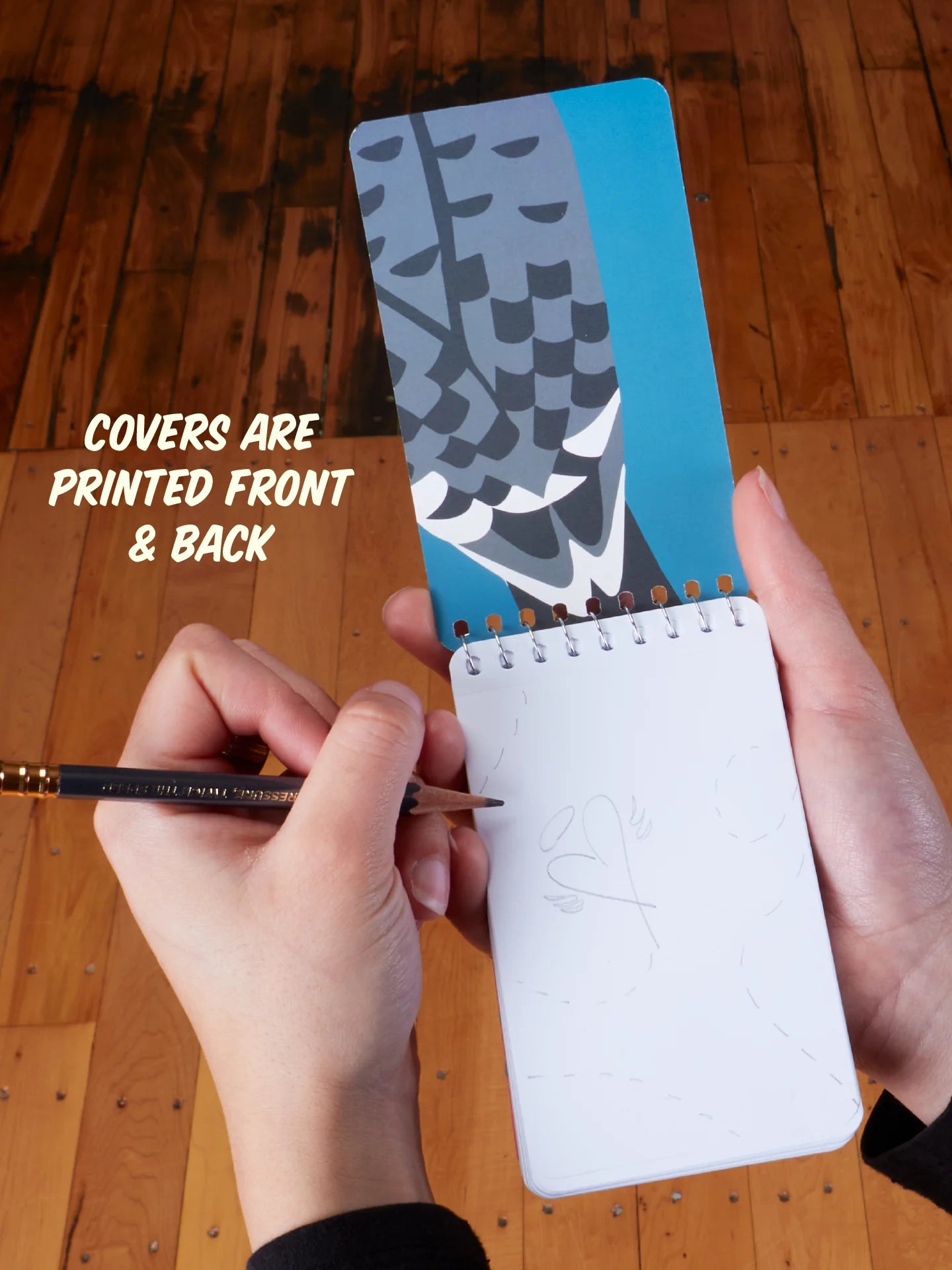 BLUQ I'm Really Into Birds. Take-Along Notebook 3x5 Spiral Notebook