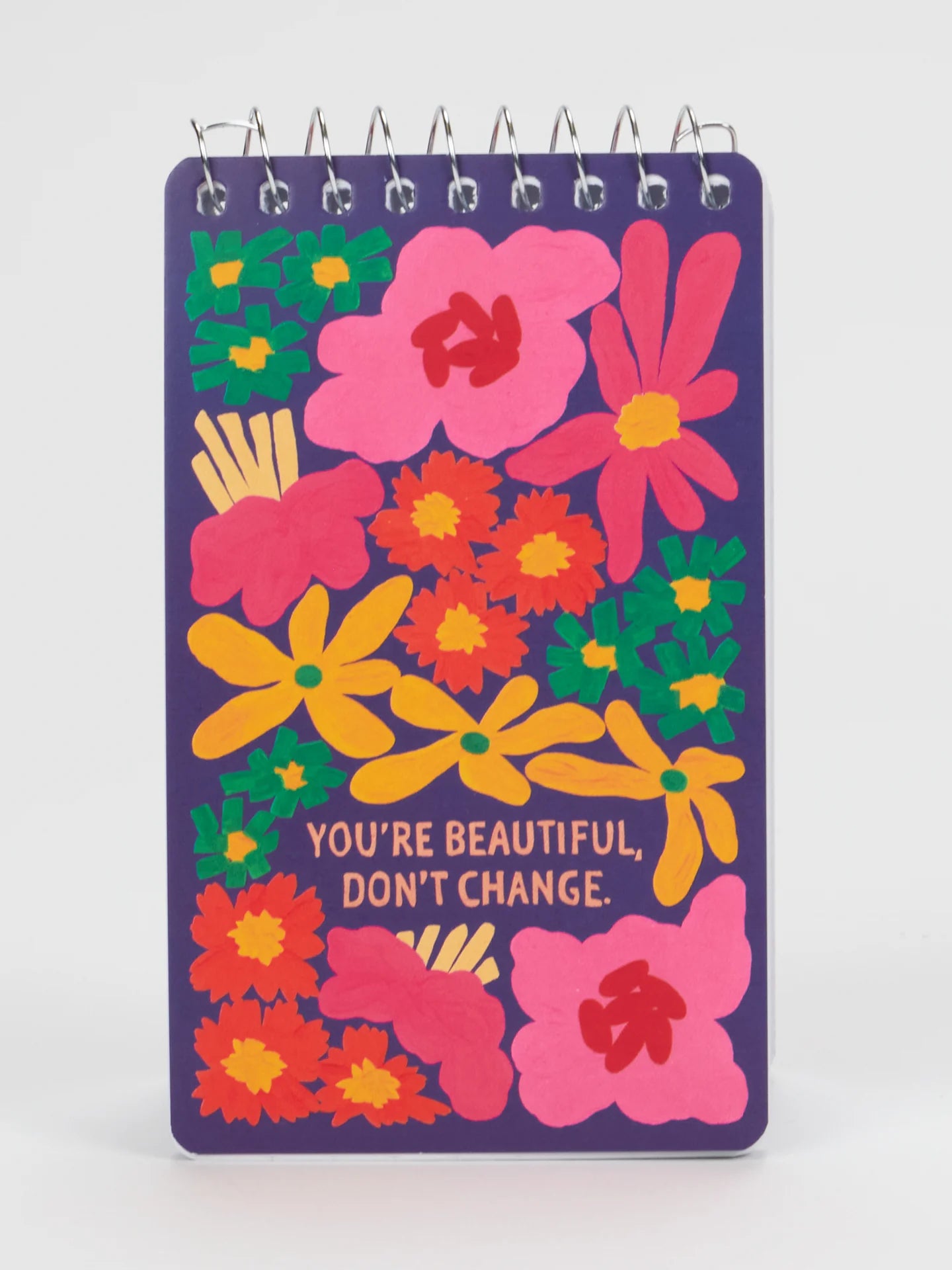 BLUQ You're Beautiful Don't Change 3x5 Spiral Notebook
