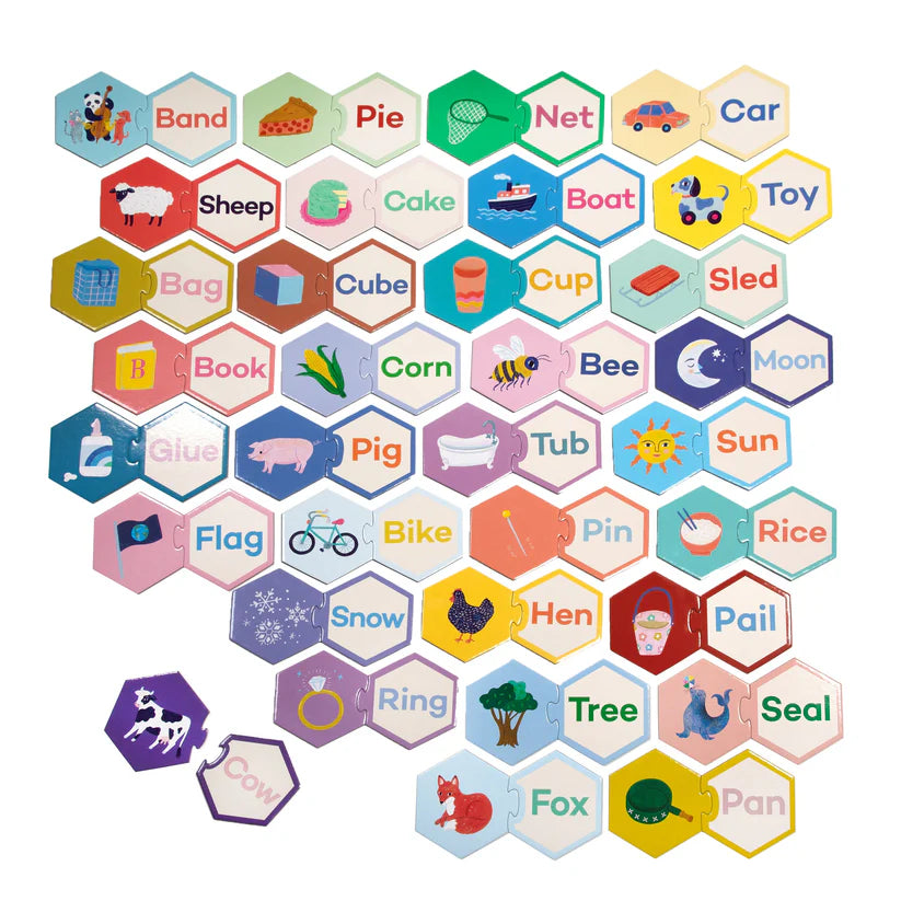 eeBoo Simple Words Puzzle Pairs