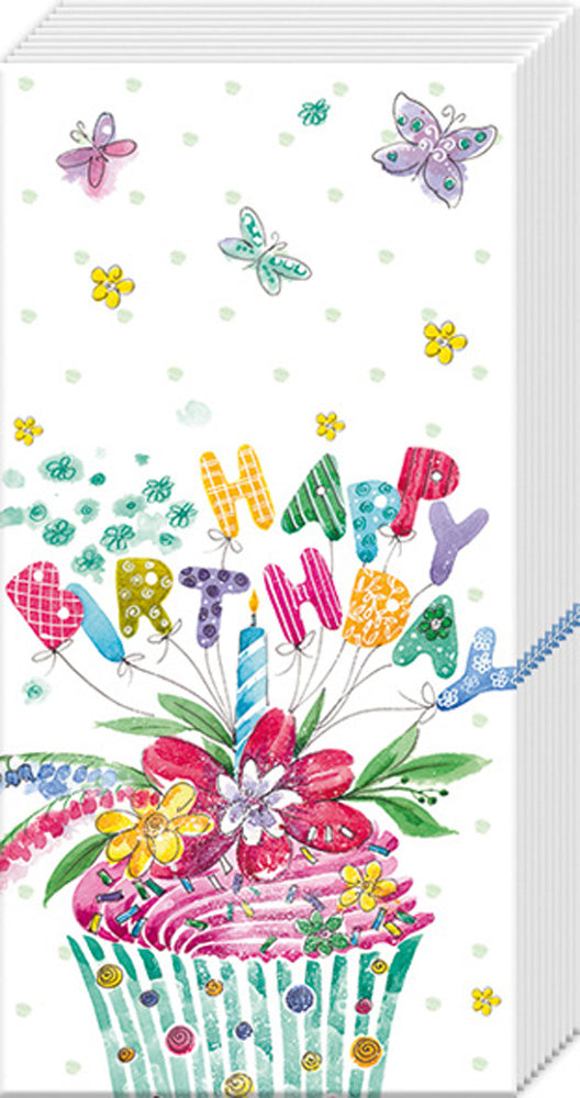 Bithday Cupcake Pocket Tissues    