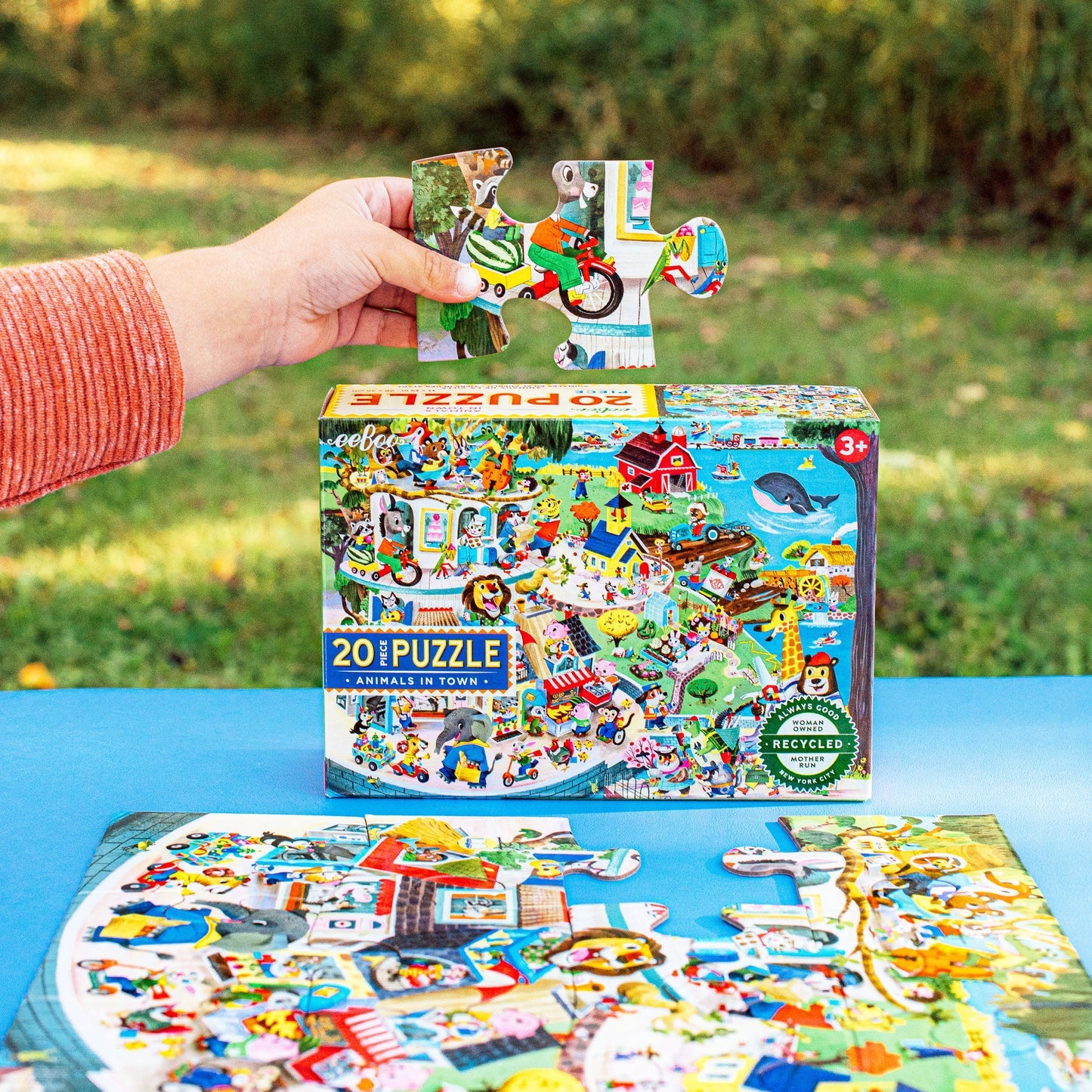 Animals in Town 20 Piece Puzzle