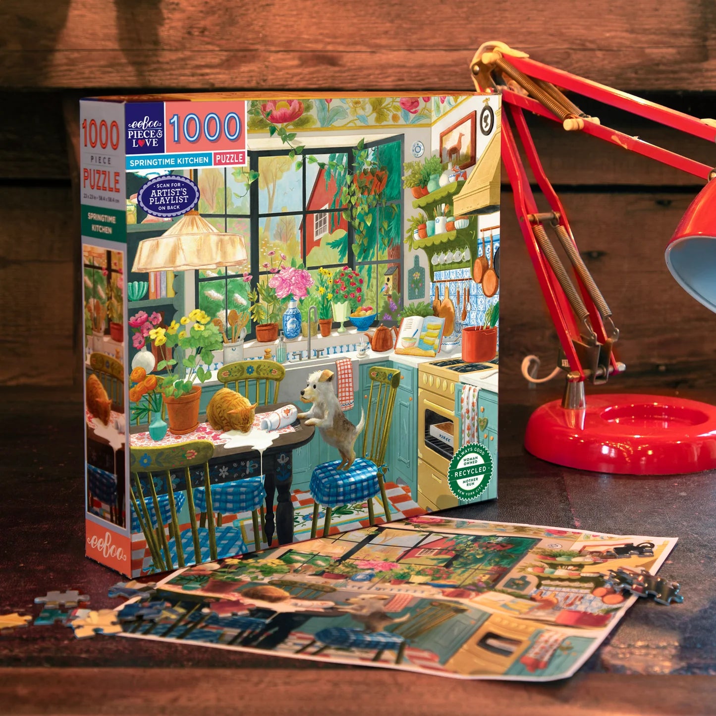 Springtime Kitchen 1000 Piece Puzzle