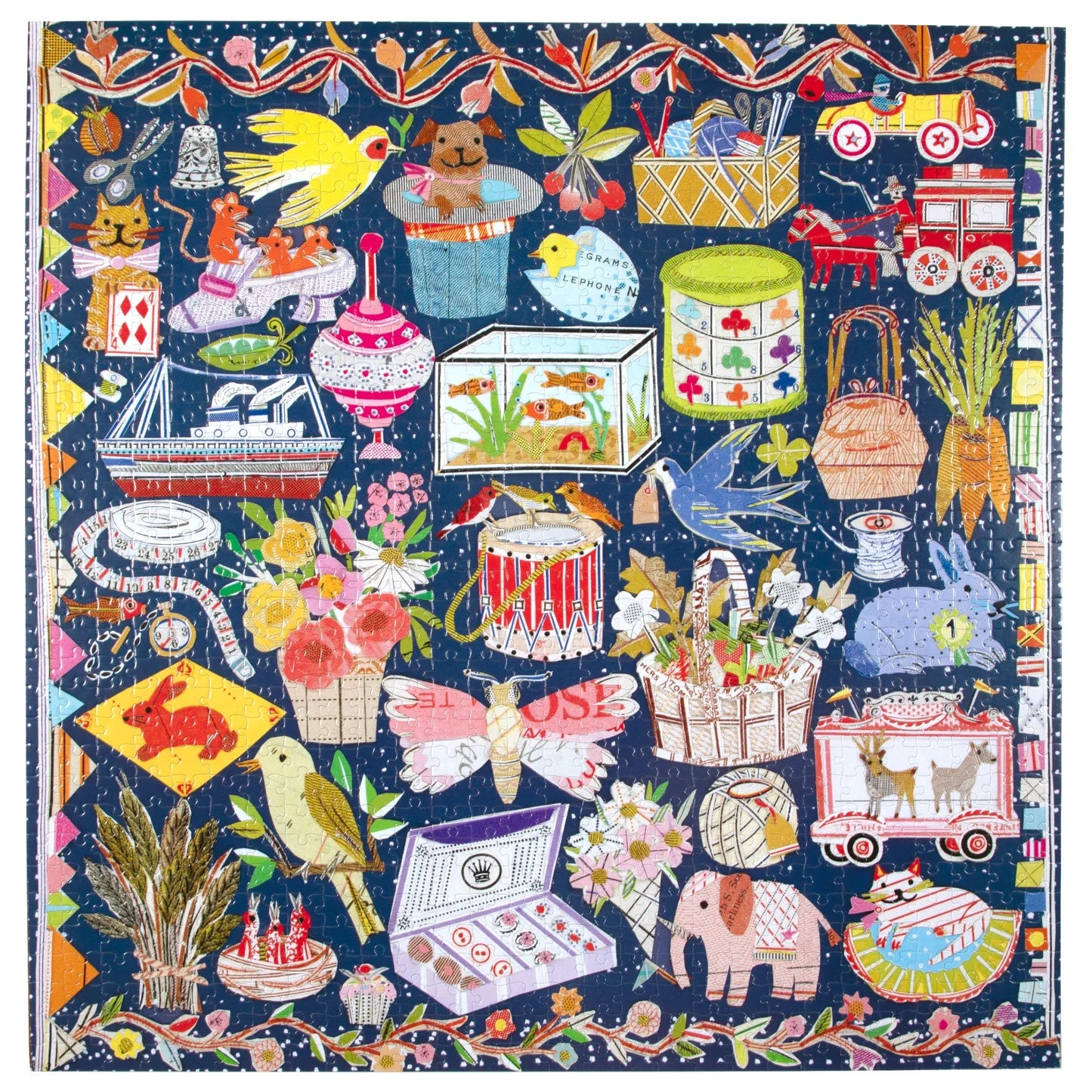 The Cat & The Yarn 1000 Piece Puzzle