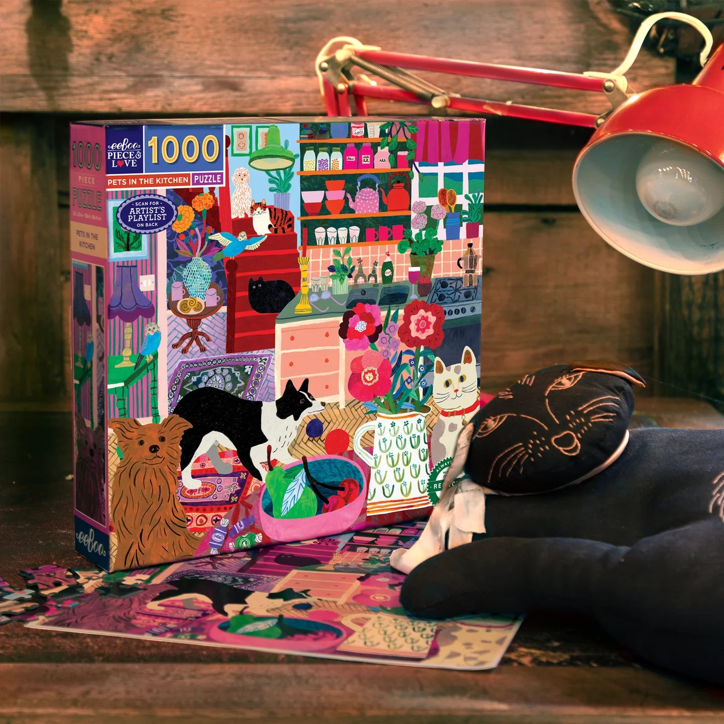 Pets In The Kitchen 1000 Piece Puzzle
