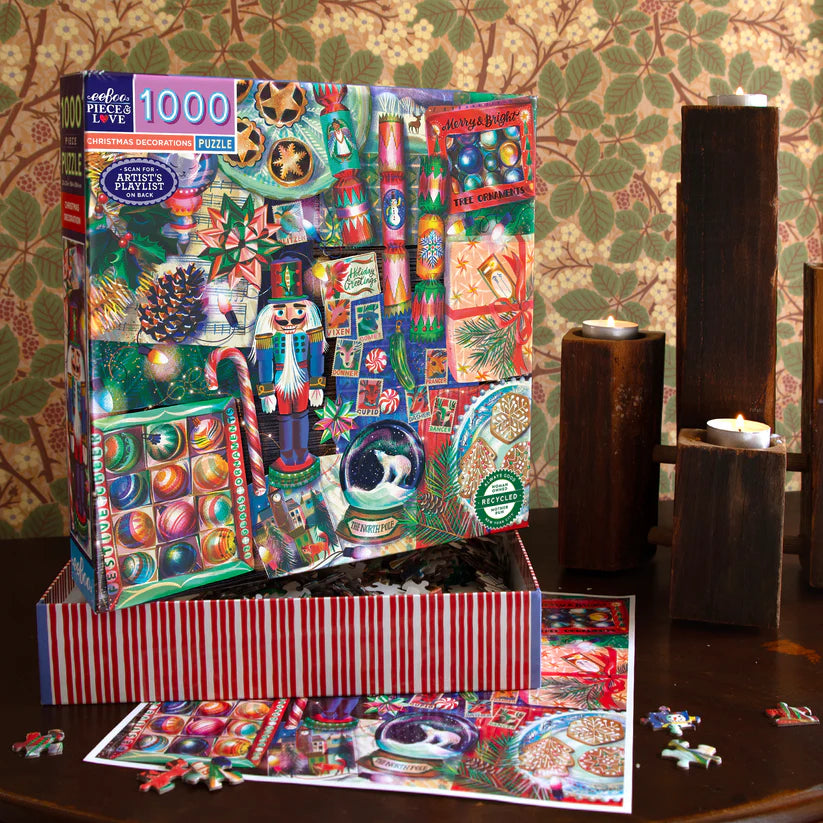 Christmas Decorations 1000 Piece Puzzle