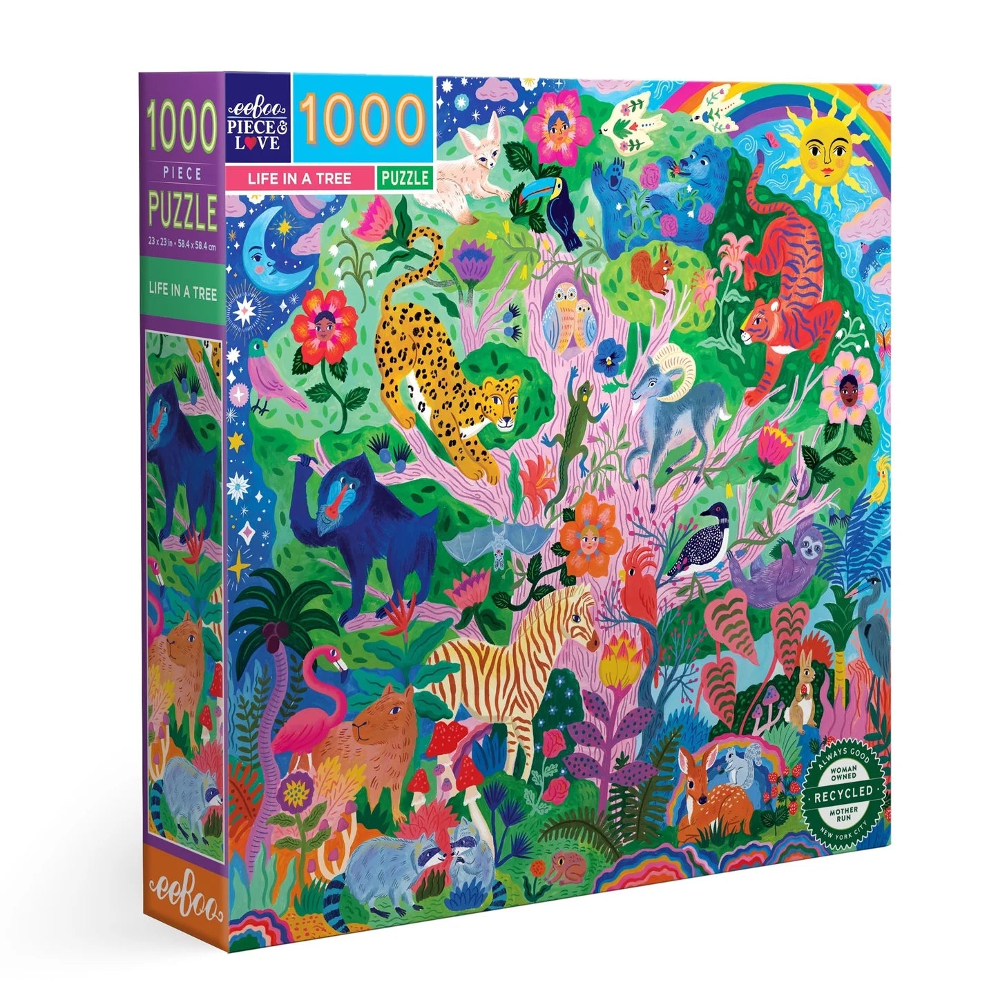 Life In A Tree 1000 Piece Puzzle