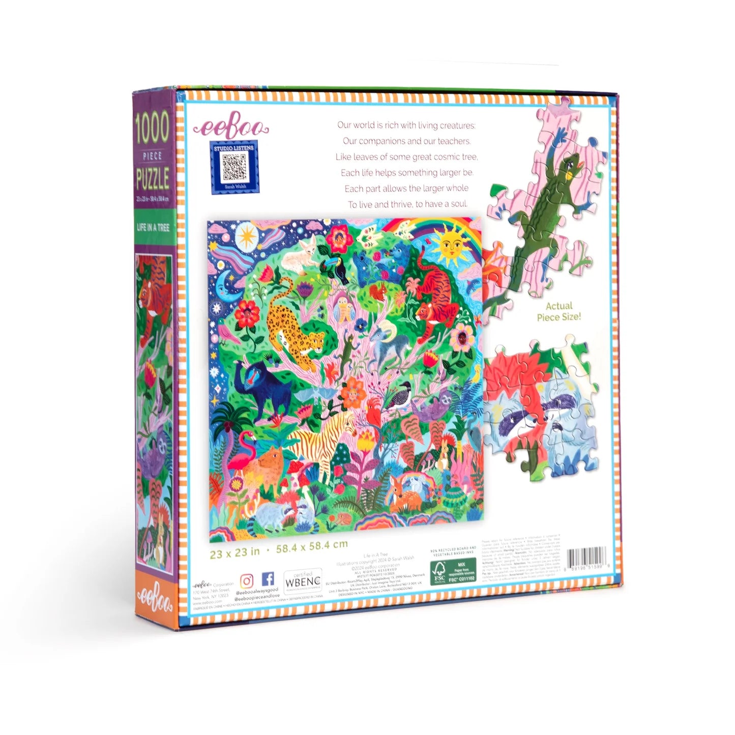 Life In A Tree 1000 Piece Puzzle