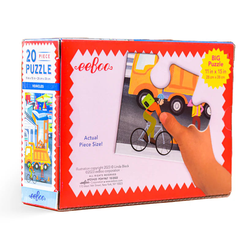 Vehicles 20 Piece Puzzle