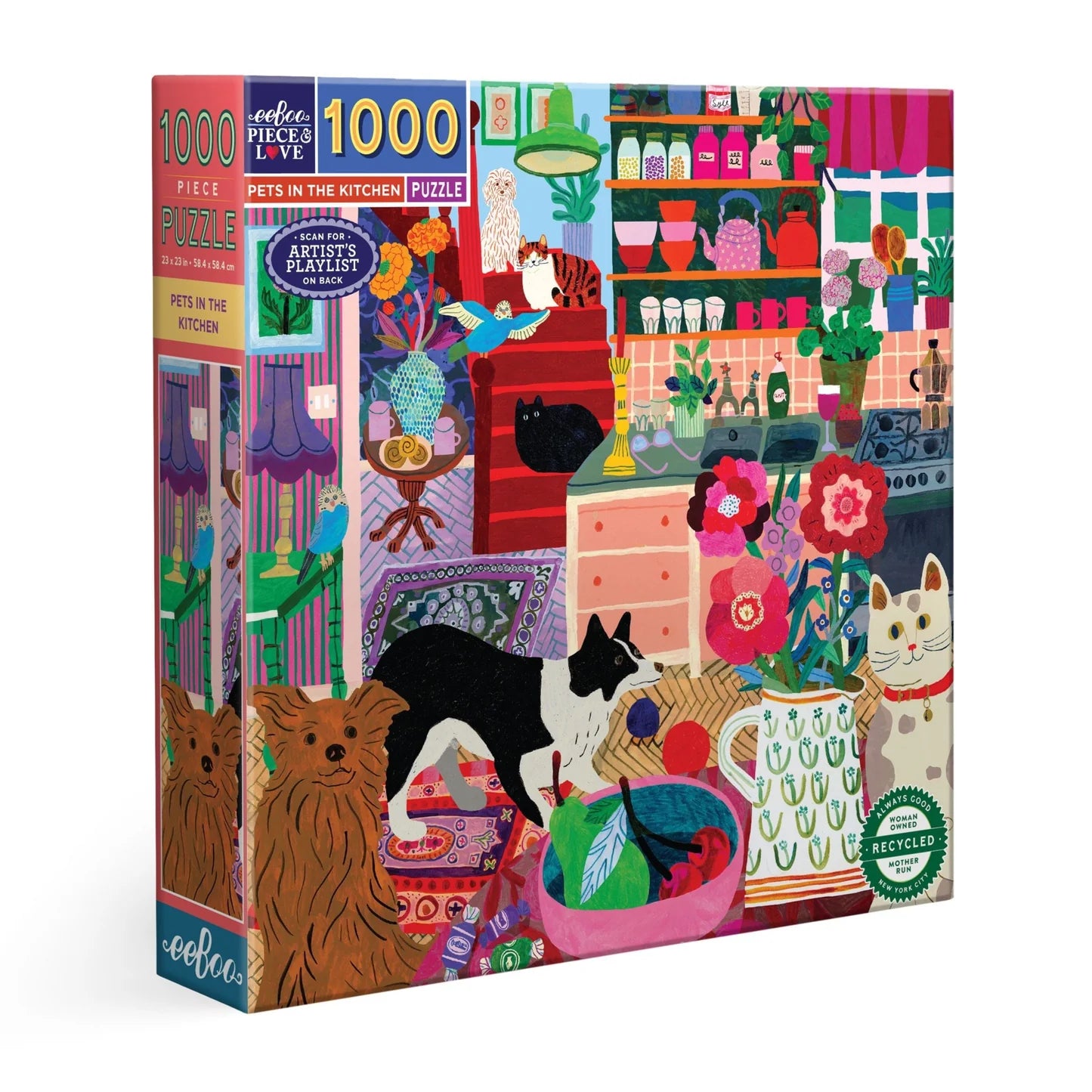 Pets In The Kitchen 1000 Piece Puzzle
