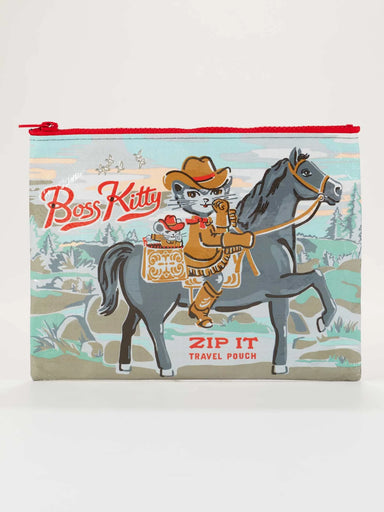 BLUQ Boss Kitty Zipper Pouch