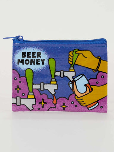 Blue Q Beer Money Coin Purse