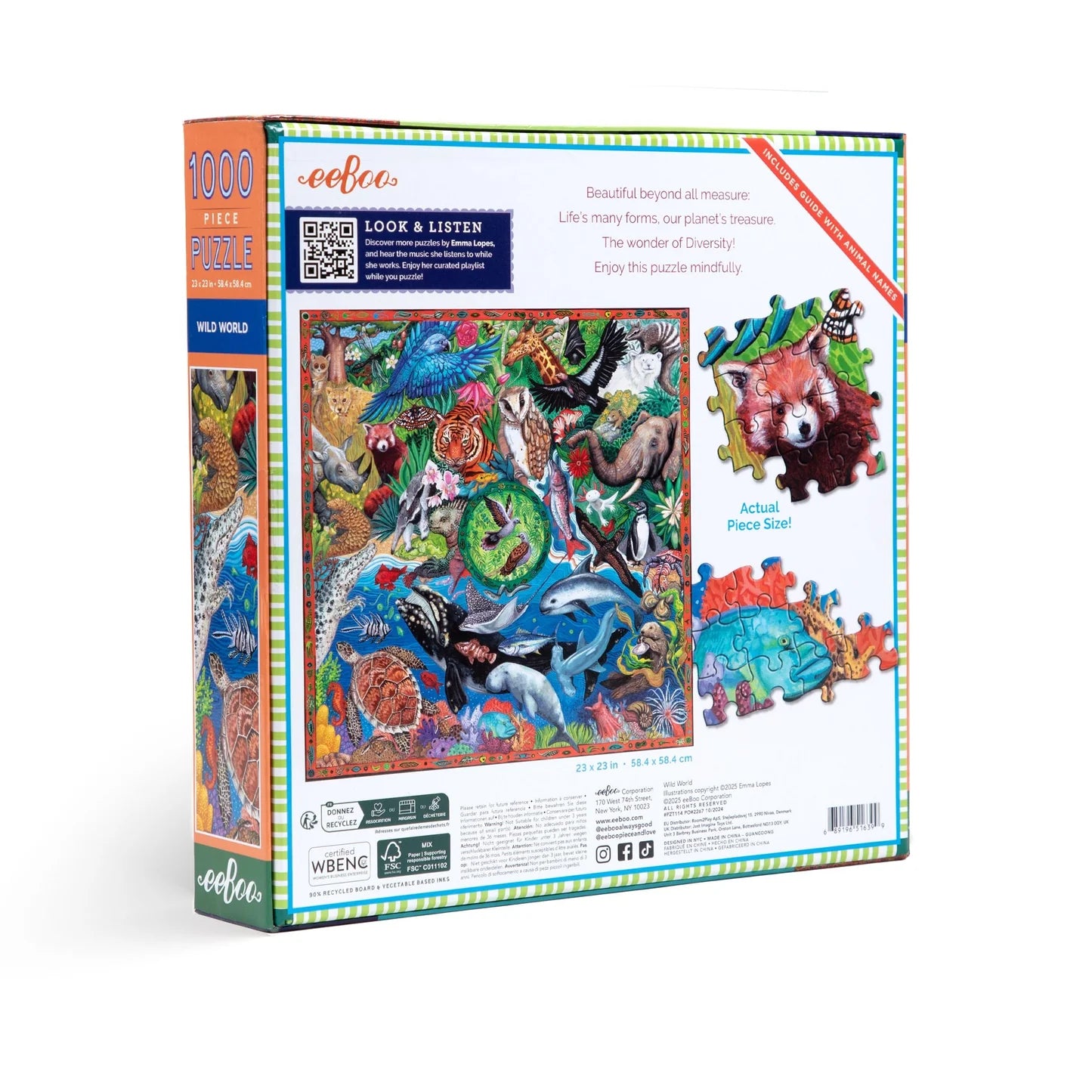Wild World 1000 Piece Puzzle