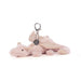 Jellycat Rose Dragon Bag Charm    