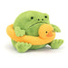 Jellycat Ricky Rain Frog with Rubber Ring    
