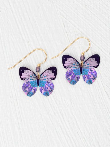 Holly Yashi Blooming Butterfly Earrings - Radiant Purple