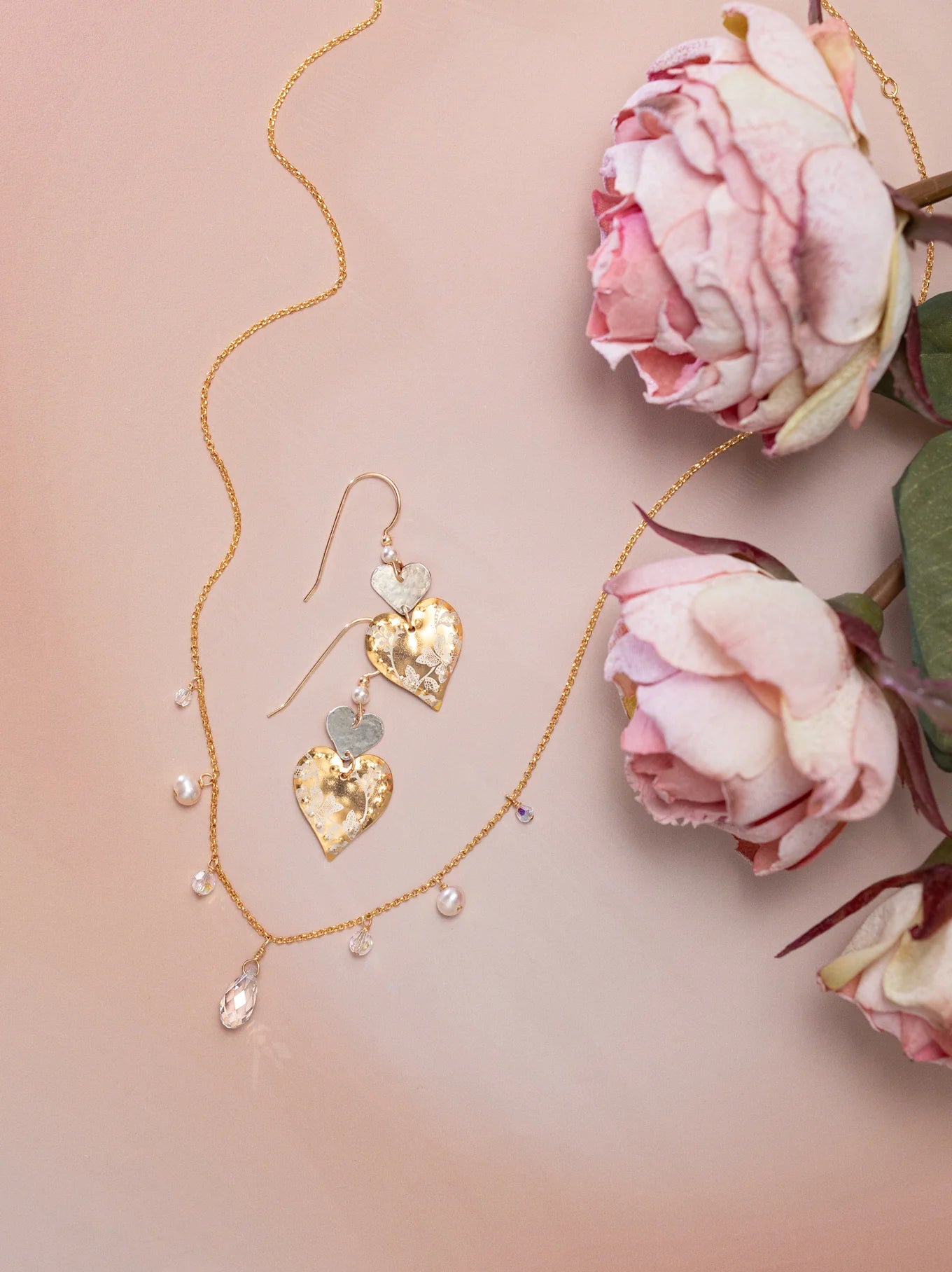 Holly Yashi Mia Earrings - Gold and Silver    
