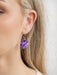Holly Yashi Lani Earrings - Pua Purple    