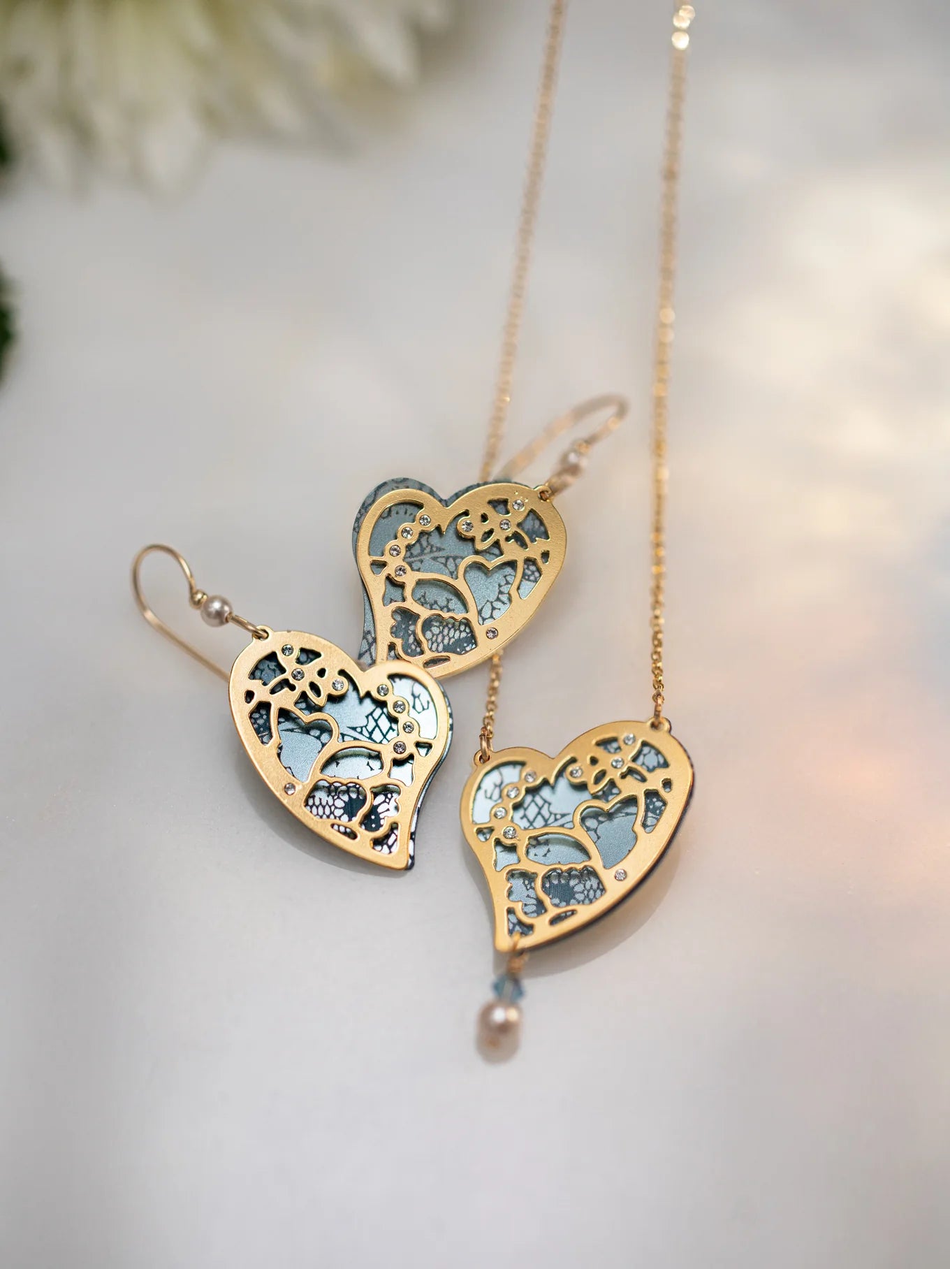 Holly Yashi Valena Earrings - Sky Blue    