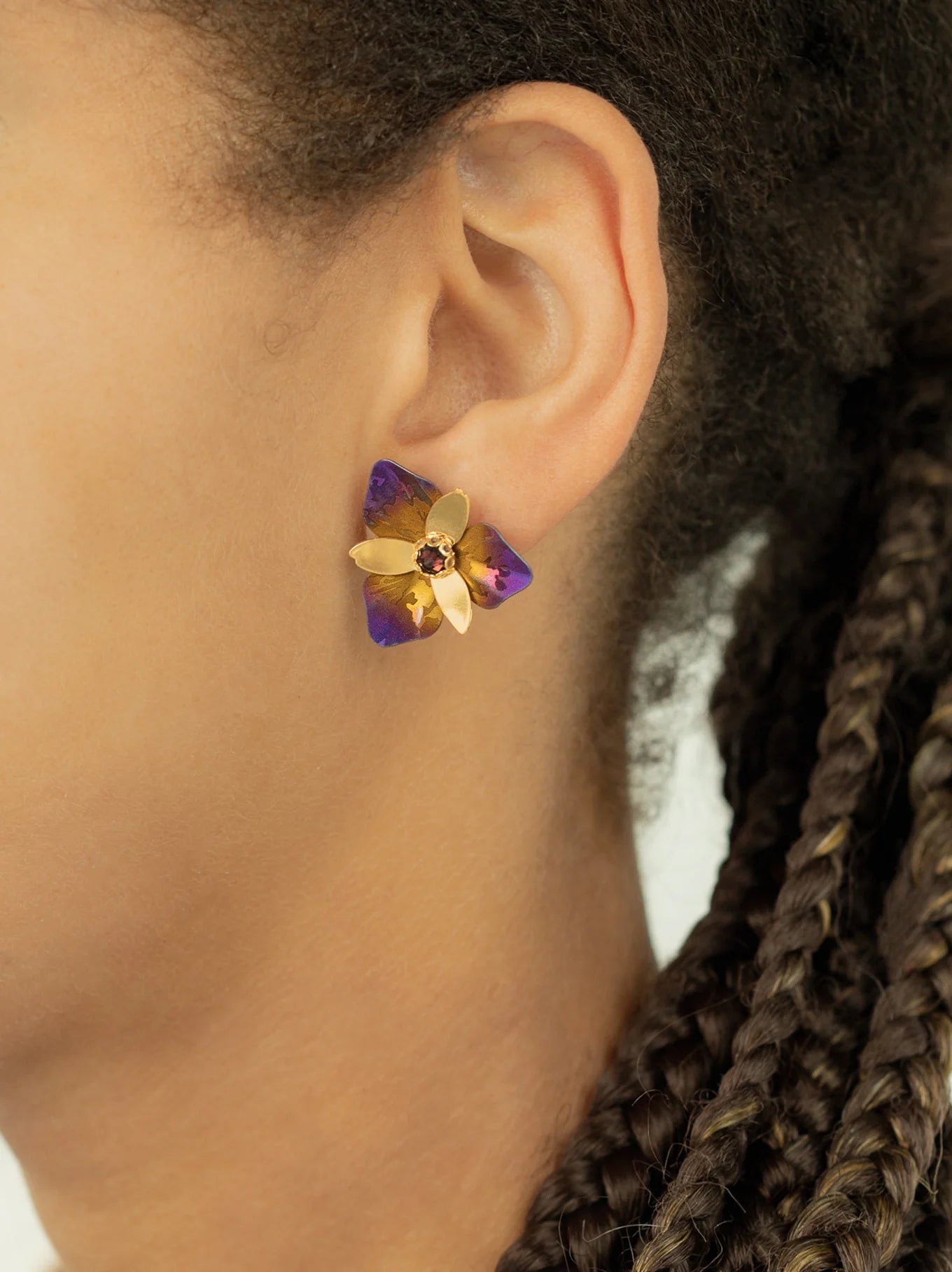 Holly Yashi Orla Post Earrings - Golden Mist    