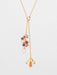 Holly Yashi Calla Lariat Necklace - Amber Dew    