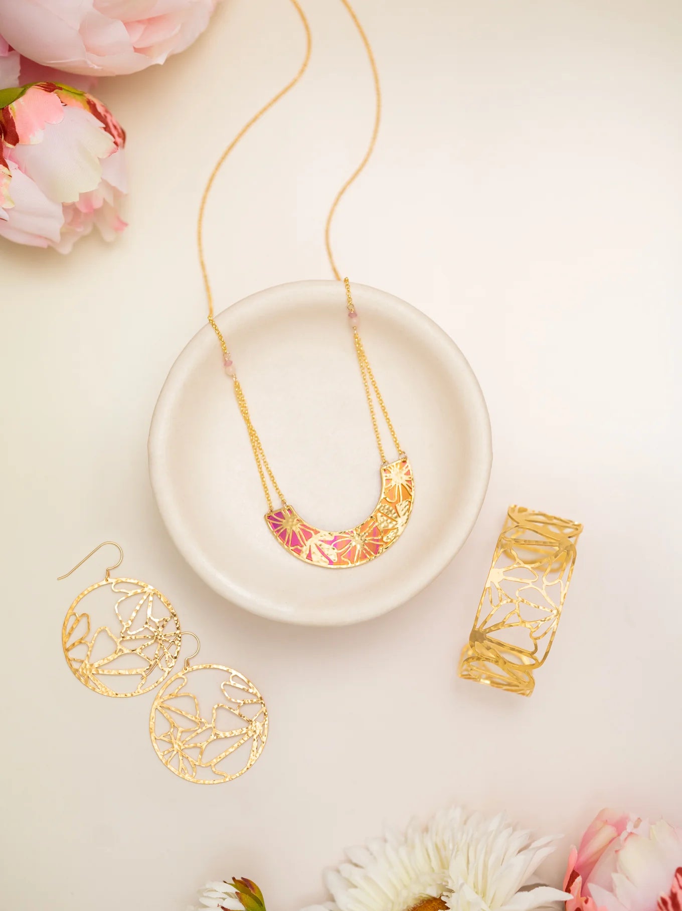 Holly Yashi Kate Necklace - Sunset    