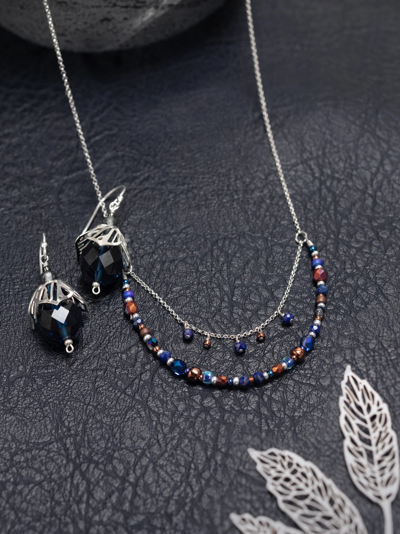 Holly Yashi Emelia Earrings - Indigo    