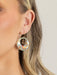 Holly Yashi Claire Earrings - Sage / Coral