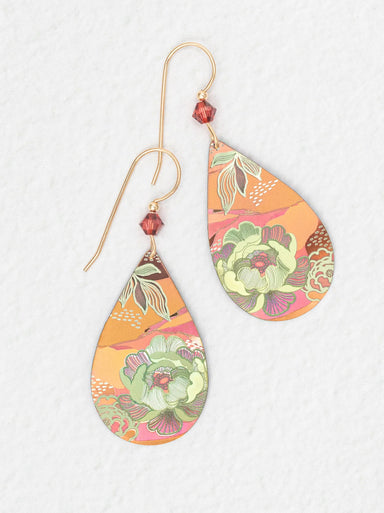 Holly Yashi Cynthia Earrings - Blooming Coral