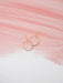 Holly Yashi Rosa Hoop Earrings - Gold / White    