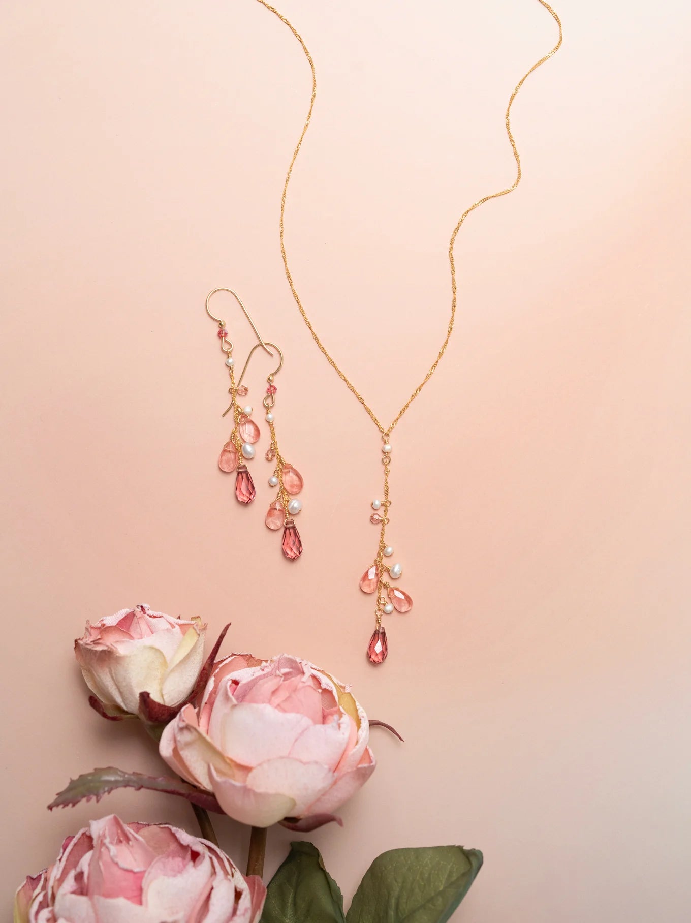 Holly Yashi Gabriella Earrings - Blush    