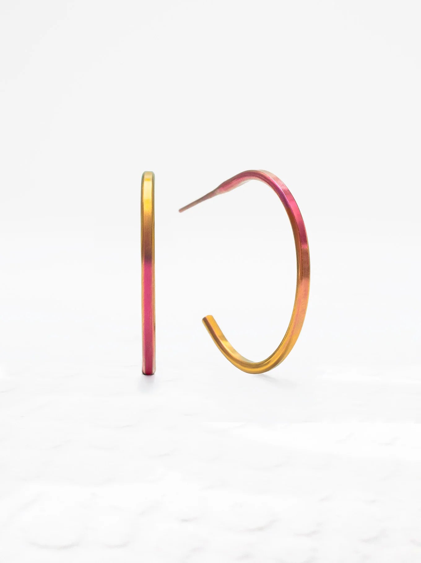 Holly Yashi Cyndi Hoop Earrings - Sunset    