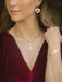Holly Yashi Estelle Earrings - Scarlet    