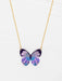 Holly Yashi Blooming Butterfly Necklace - Radiant Purple