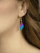 Holly Yashi Flutterby Earrings - Monarch Blue    