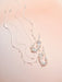 Holly Yashi Rafaela Earrings - Silver and White    
