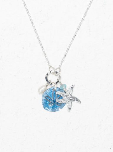 Holly Yashi Sandra Necklace - Shore Blue Silver