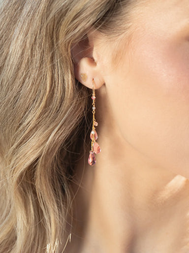 Holly Yashi Gabriella Earrings - Blush    