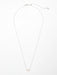 Holly Yashi Marina Pearl Necklace - Silver and Cream