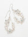 Holly Yashi Rafaela Earrings - Silver and White    