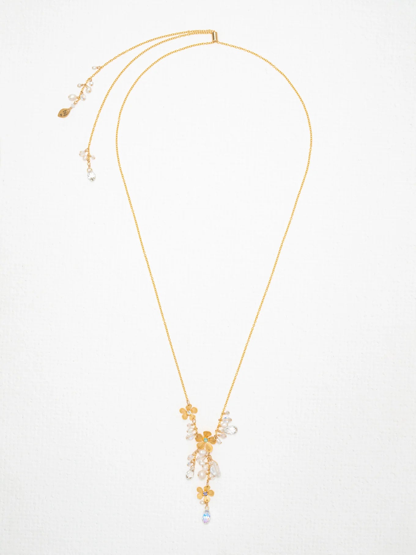 Holly Yashi Rafaela Necklace - Gold and White    