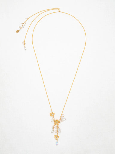 Holly Yashi Rafaela Necklace - Gold and White    