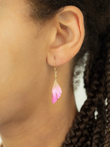 Holly Yashi Flutterby Earrings - Special Edition Pink    