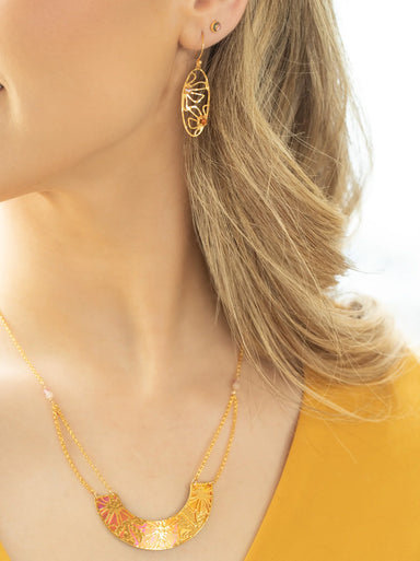 Holly Yashi Kate Necklace - Sunset    
