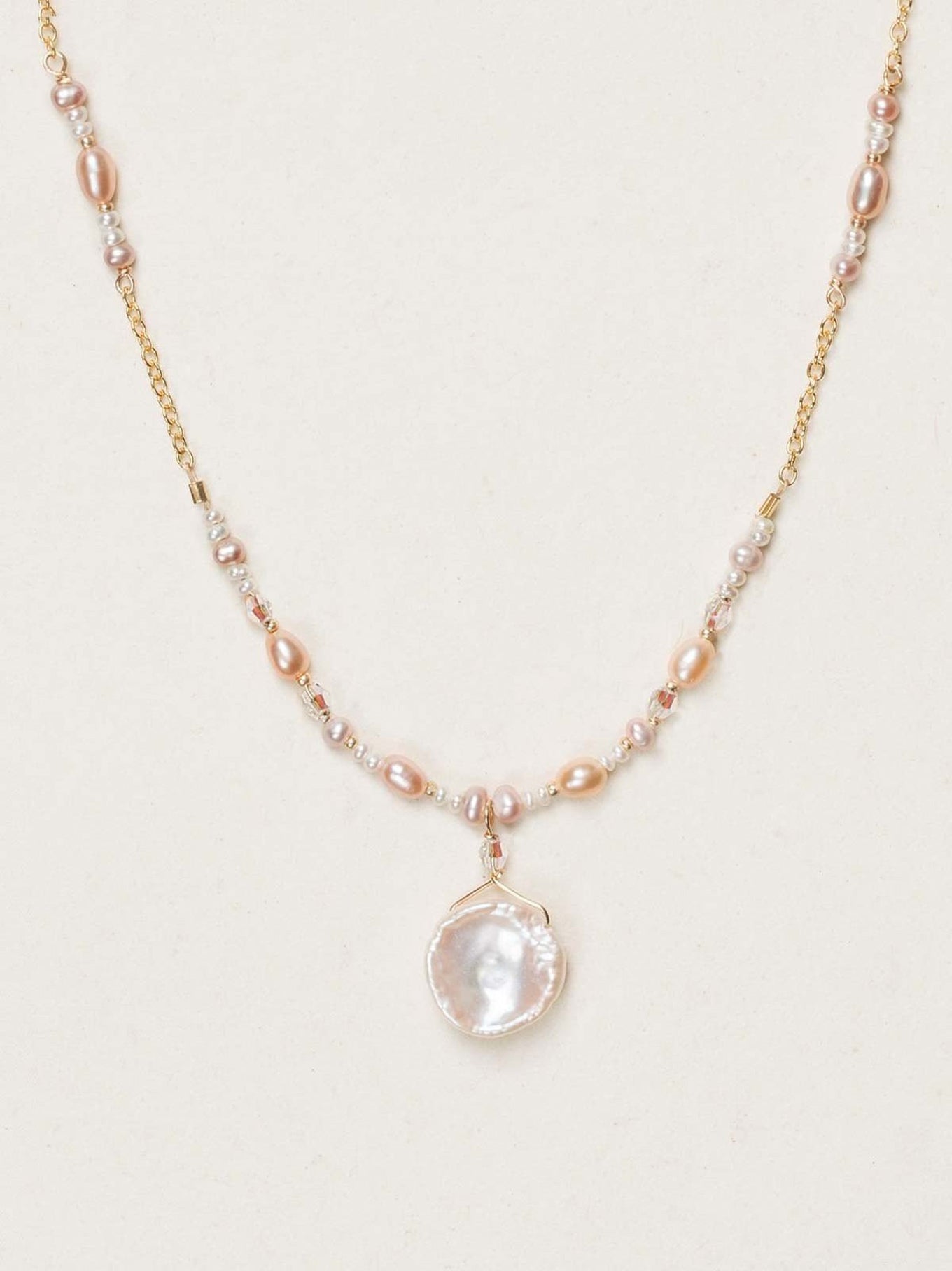 Holly Yashi Margaret Beaded Necklace - Blush    
