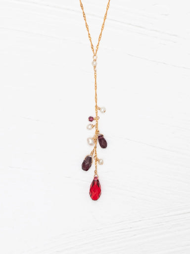 Holly Yashi Gabriella Necklace - Scarlet    